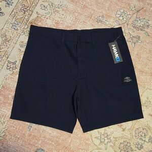 Tony Hawk Stretchy Blue Men's Regular Fit Cotton Spandex Shorts - Size 38